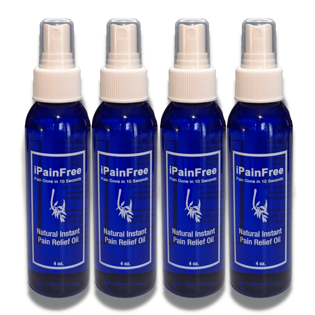 Four 4 oz iPainFree spray bottles