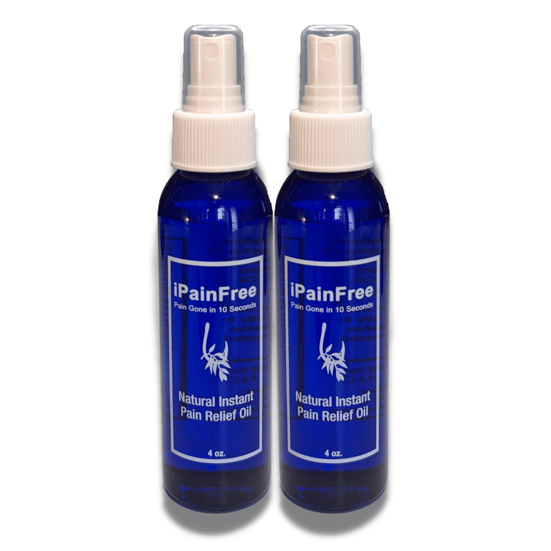 Two 4 oz iPainFree spray bottles